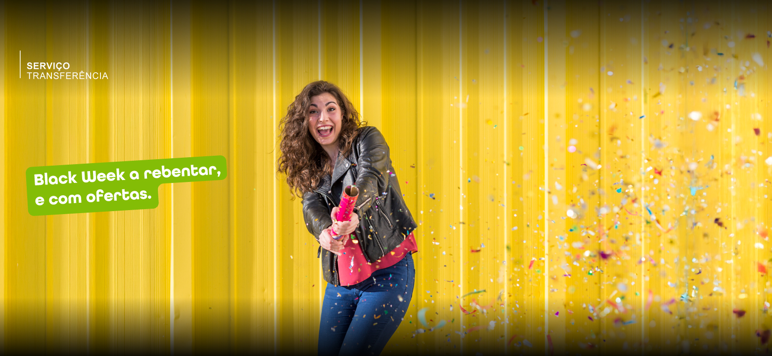 Black Week a rebentar e com ofertas no Serviço Transferência com o seu cartão de crédito gerido pelo Oney
