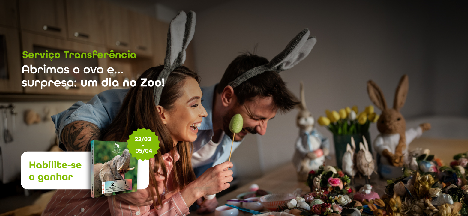 Vá ao Jardim Zoológico de Lisboa esta Páscoa com o Serviço Transferência dos cartões de crédito geridos pelo Oney  
