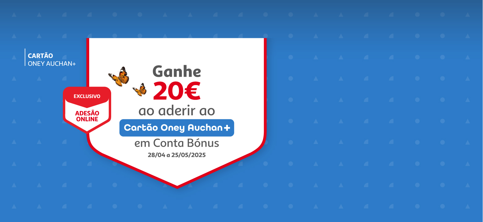 Este Natal ganhe 20€ ao aderir ao Cartão Oney Auchan+