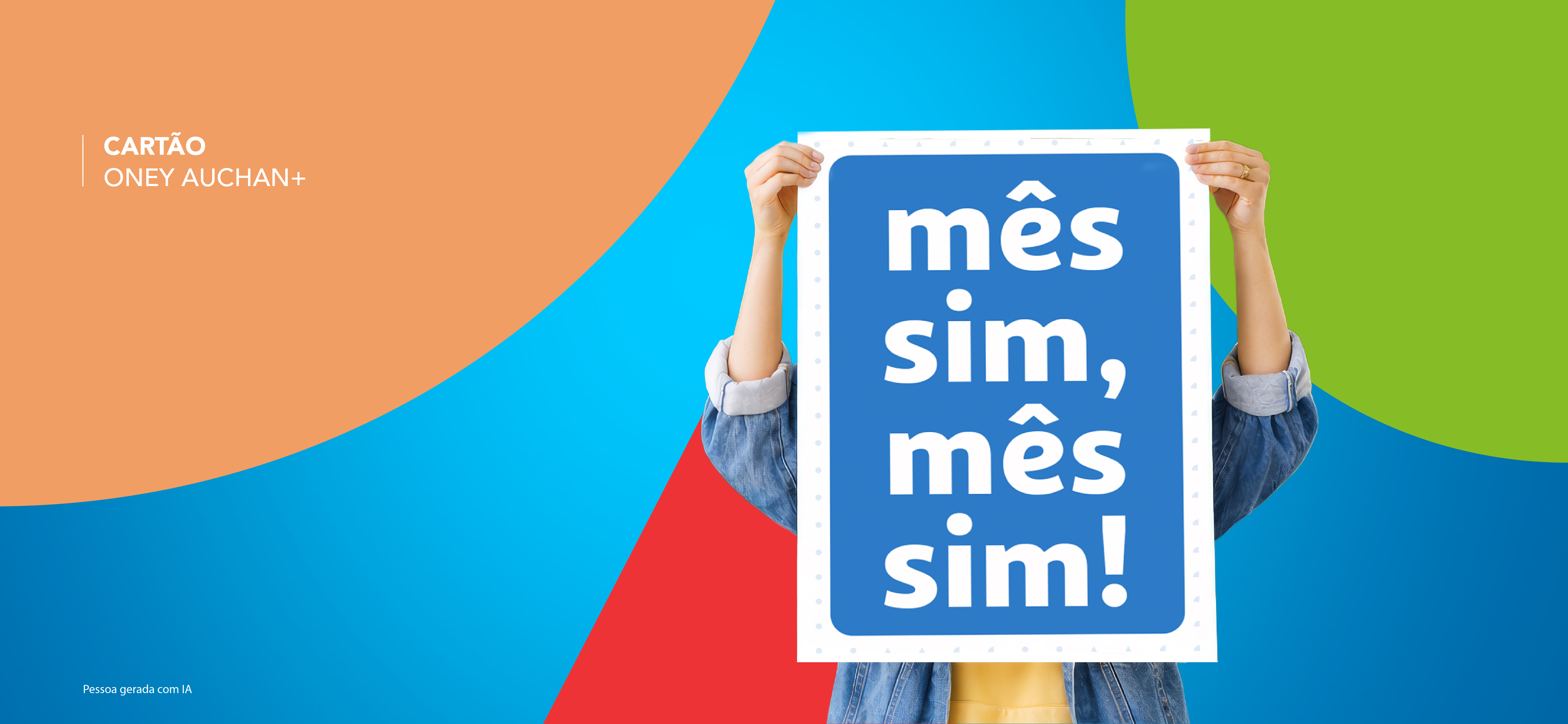 Cartão Oney Auchan+: Vantagens em Cartão mês sim, mês sim.