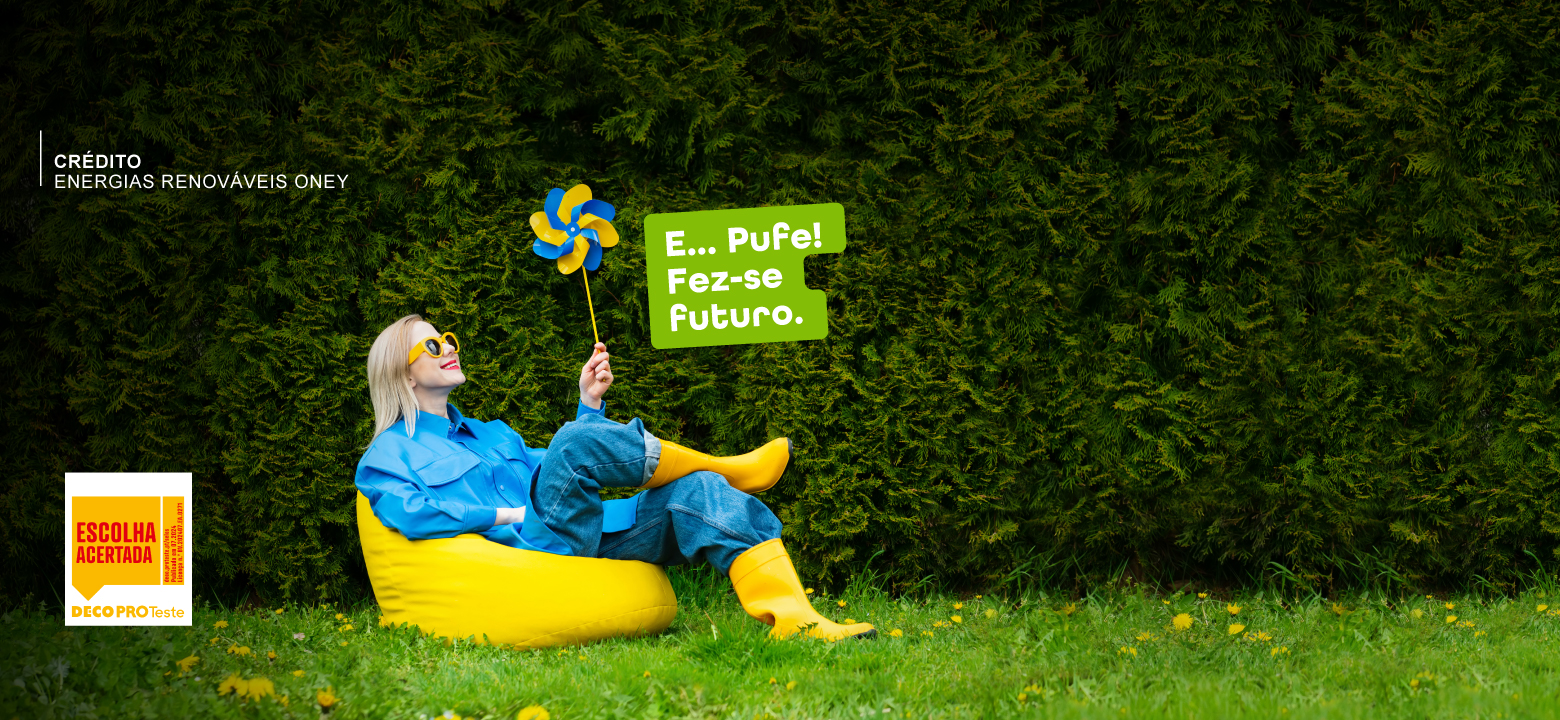 Crédito Energias Renováveis Oney é Escolha Acertada da DECO Proteste