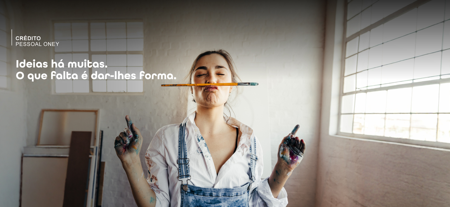 Dê forma às suas ideias com o Crédito Pessoal Oney. Clique para saber mais informações ou para simular.