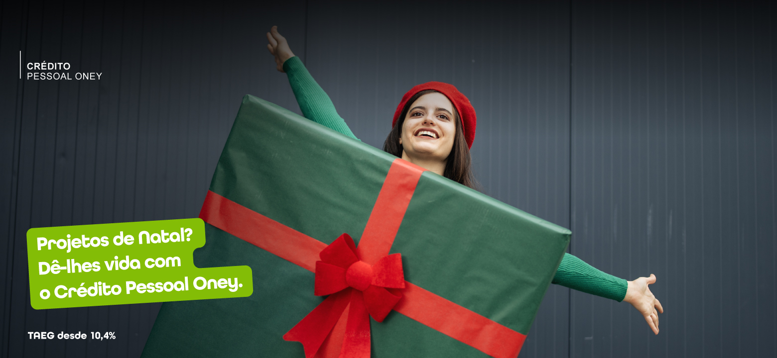 Projetos de Natal com o Crédito Pessoal Oney