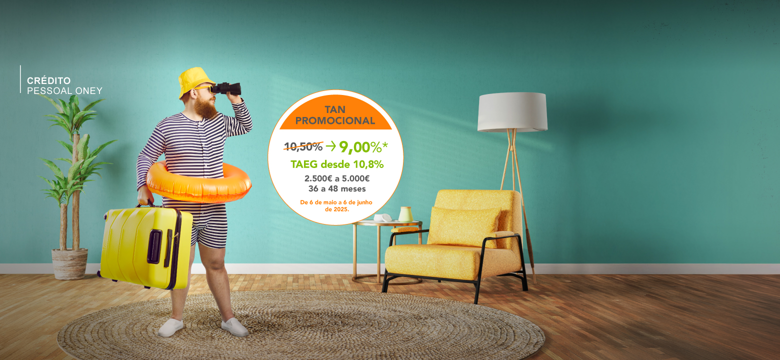 Taxa Promocional com o Crédito Pessoal Oney