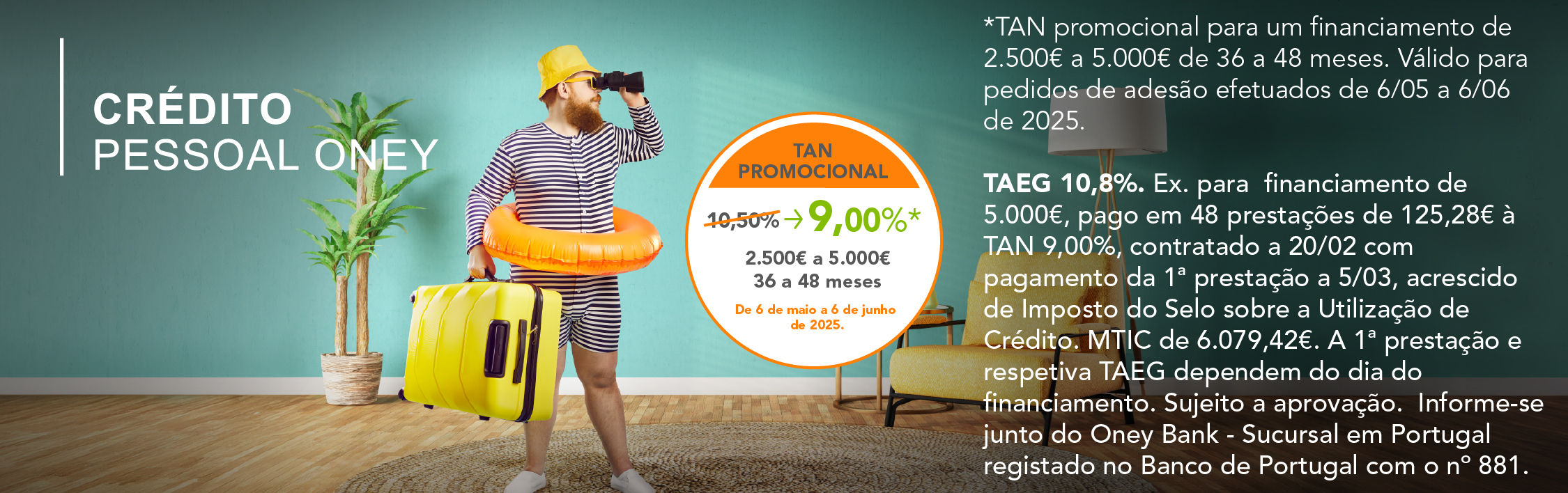 Peça já o seu Crédito Pessoal Oney e dê andamento aos seus projetos.