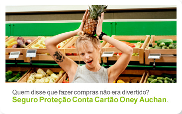 Reduza a incerteza com a Proteção de Conta Cartão Oney Auchan.