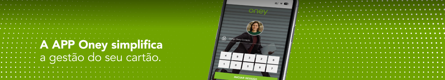 A APP Oney simplifica a gestão do seu cartão.